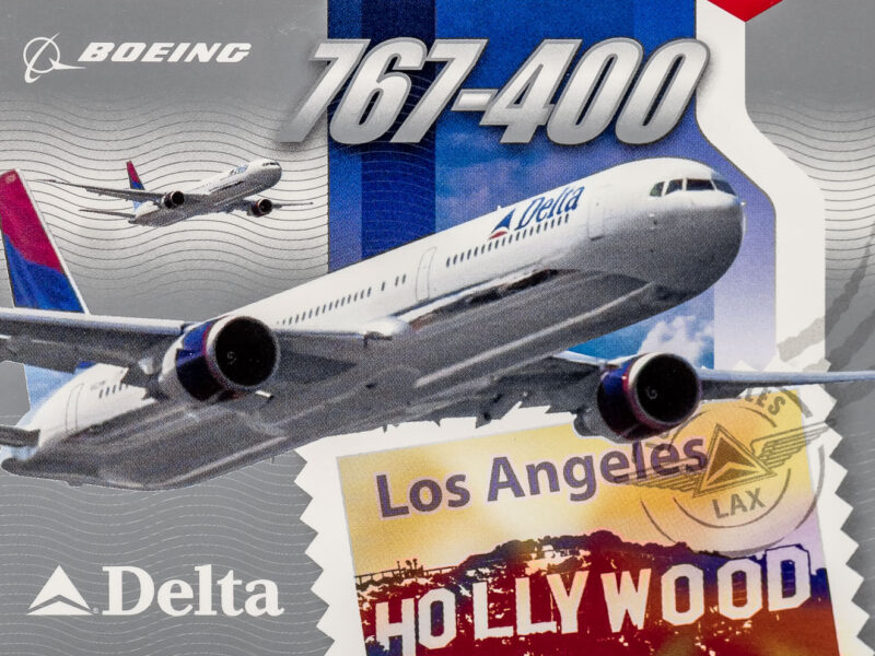 Delta 2003 #20 Boeing 767-400 Los Angeles