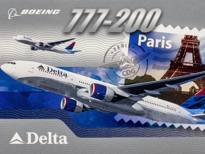 Delta 2003 #21 Boeing 777-200 Paris