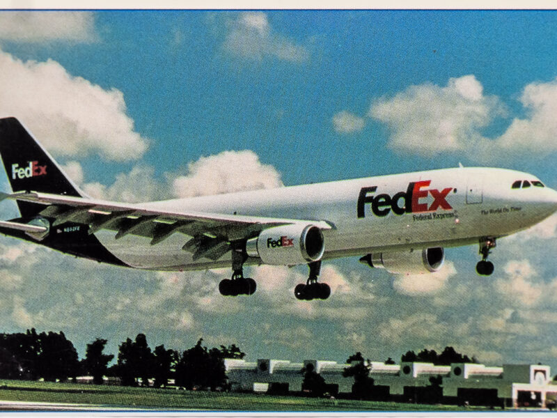 Fedex Collector Card 3 Airbus A300
