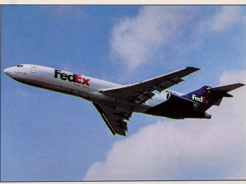 Fedex Collector Card 4 Boeing 727-200