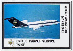 UPS Collector Card- 727-QF (Quiet Freighter)