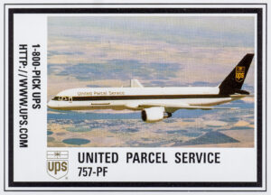 UPS Collector Card- 757-PF (Package Freighter)