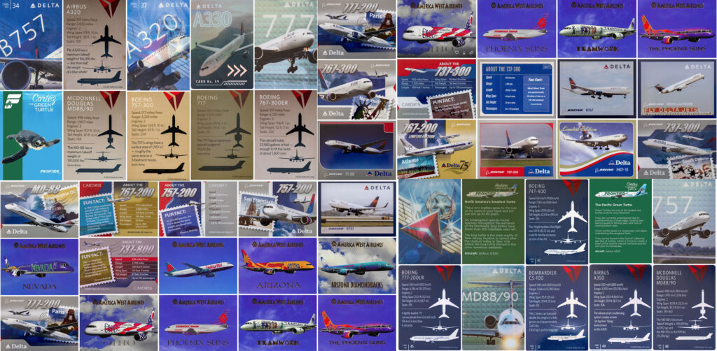 Aircraft Trading Cards