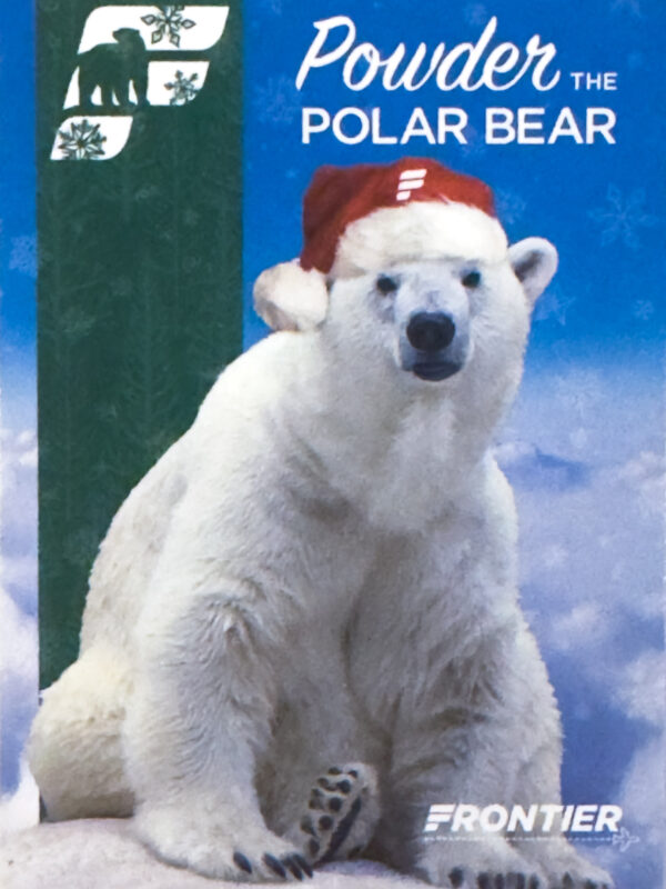 Frontier 2022 Powder the Polar Bear Christmas Special