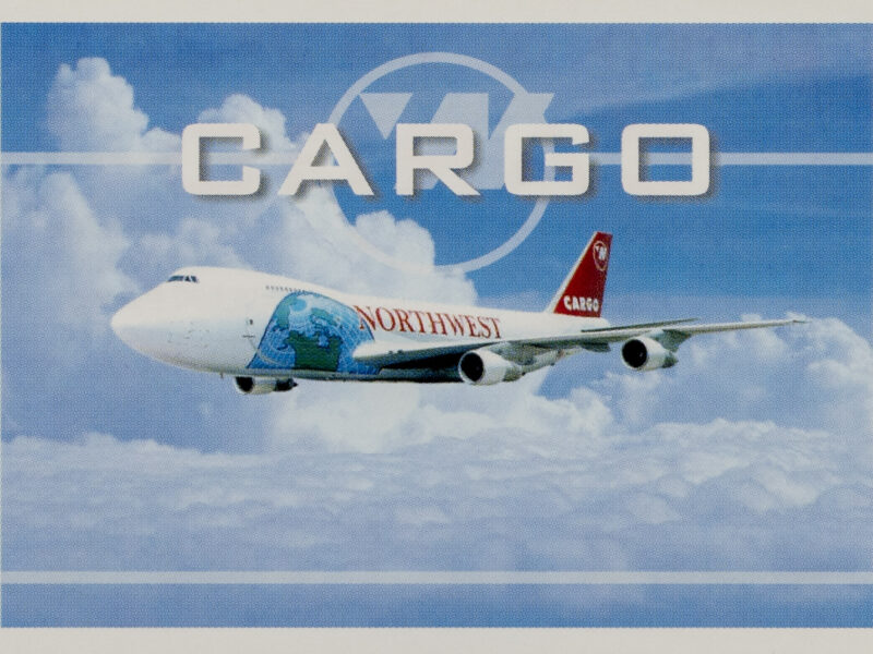 Northwest Series 4 Trading Card 747 Cargo