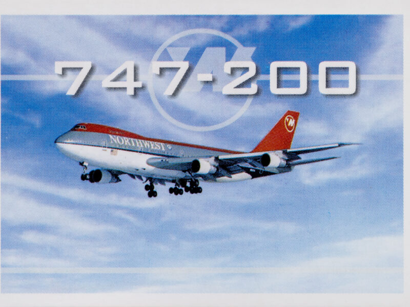 Northwest Series 4 Trading Card 747-200