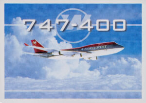 Northwest Series 4 Trading Card 747-400