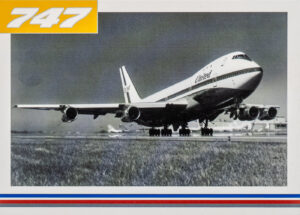 United Airlines 747 Trading Cards 05