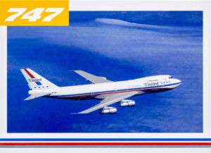 United Airlines 747 Trading Cards 06