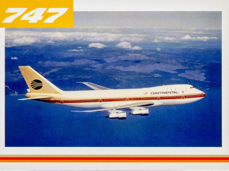 United Airlines 747 Trading Cards 08