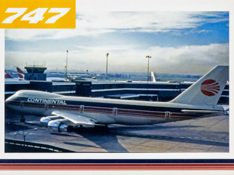 United Airlines 747 Trading Cards 10