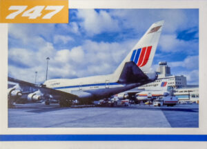 United Airlines 747 Trading Cards 11