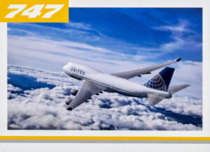 United Airlines 747 Trading Cards 15