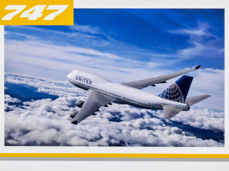 United Airlines 747 Trading Cards 15