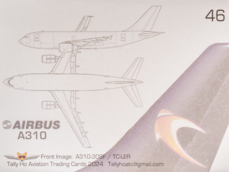 Tally Ho 46 Airbus A-310 Back