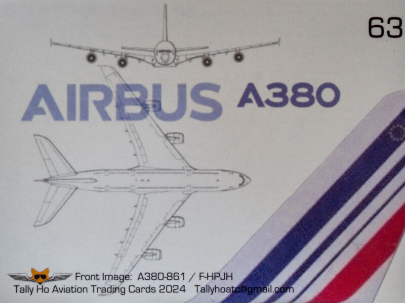 Tally Ho 63 Airbus A-380 Back
